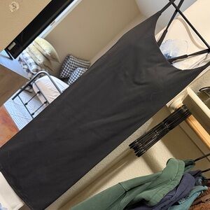 Black Spaghetti Strap Dress spandex built in
